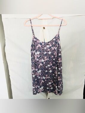 Aeropostale Purple Floral Mini Dress